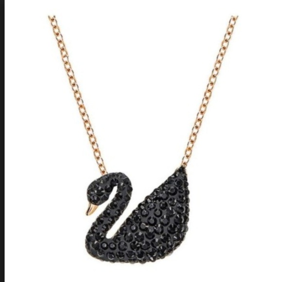 Swarovski Swan Necklace - Picture 1 of 4